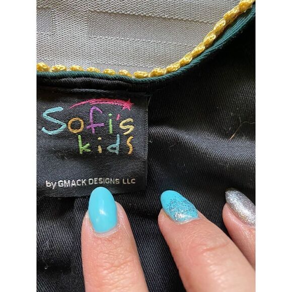 Renaissance Corset Bodice Stays in Dark Green Linen - Picture 6 of 9